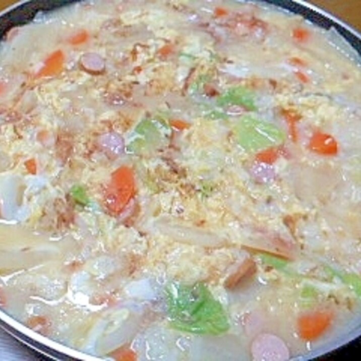 冷凍ごはんとウィンナーと残り野菜で味噌雑炊 レシピ 作り方 By イ シュリー 楽天レシピ 冷凍ごはんとウィンナーと残り野菜で味噌雑炊 レシピ 作り方 By イ シュリー 楽天レシピ